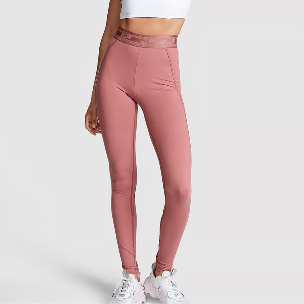 Pink Ultimate High Waist Leggings, Pink Begonia, Size XS Long